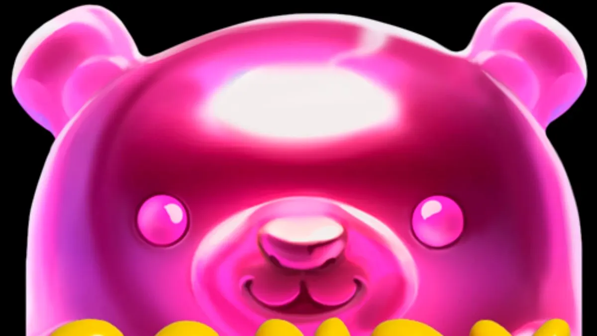 Tampilan visual ceria dan penuh warna dari slot Candy Rush dengan simbol permen yang menggugah selera